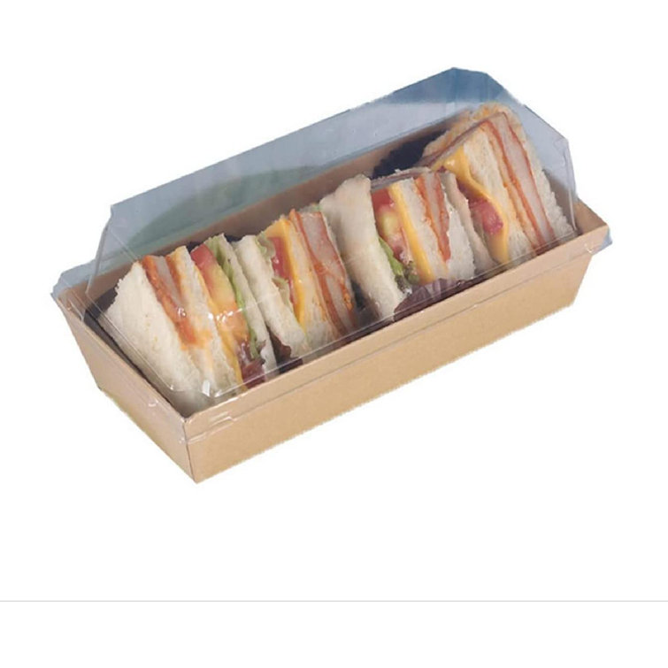 Prep & Savour 25 Sets Of Roll Cake Box Set, Sandwich Swiss Roll